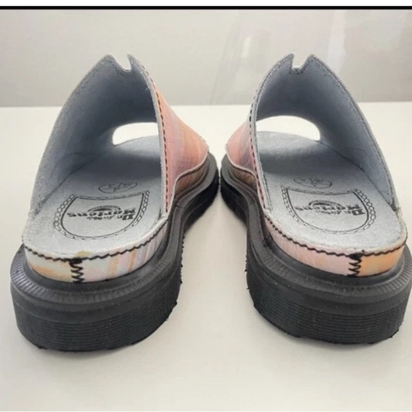 DR MARTENS Pink Iridescent Slide Sandals ENGLAND 3 UK. - Picture 9 of 12